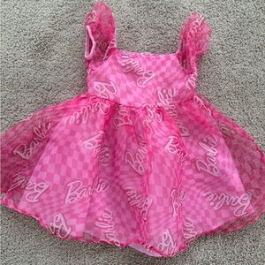 Barbie girls tulle pink dress, size 3t